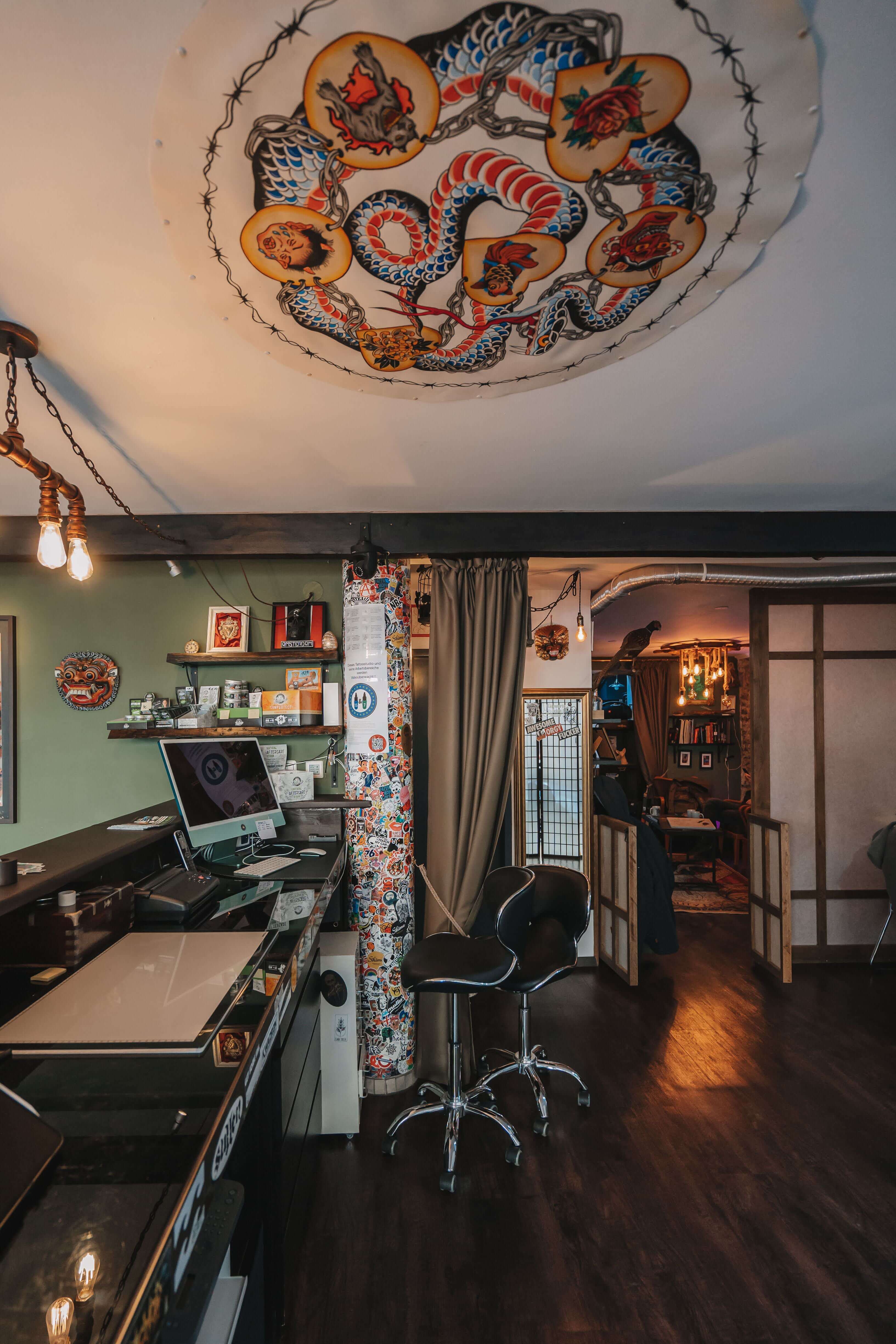 brandink tattoo studio studio empfang